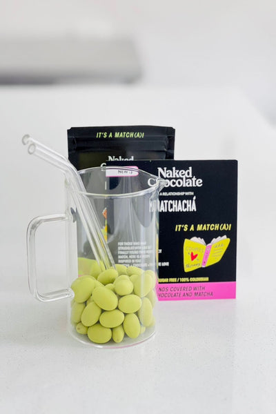 MATCHACHA COVERED ALMONDS