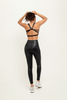 LARA GLOSSY BLK LEGGING